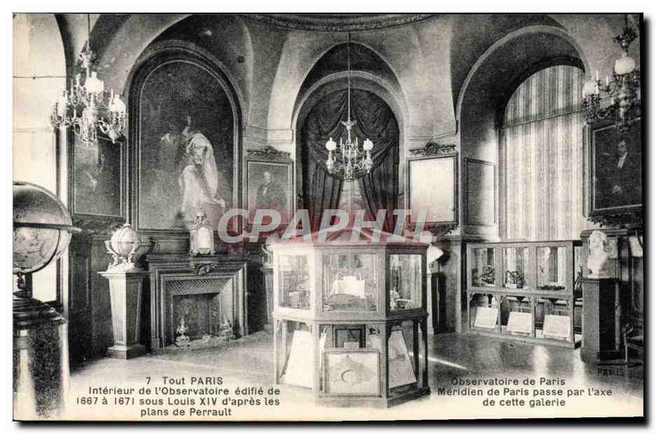 CPA Astronomie Paris Observatoire Interieur 