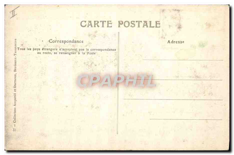 TANANARIVE — L'Observatoire d'Ambohidempona — éditeur : Collection Anguetti et Darreux, Bordeaux — Rückseite