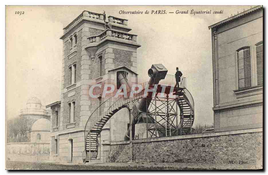 Observatoire de PARIS — Grand Équatorial coudé — M. Phot.