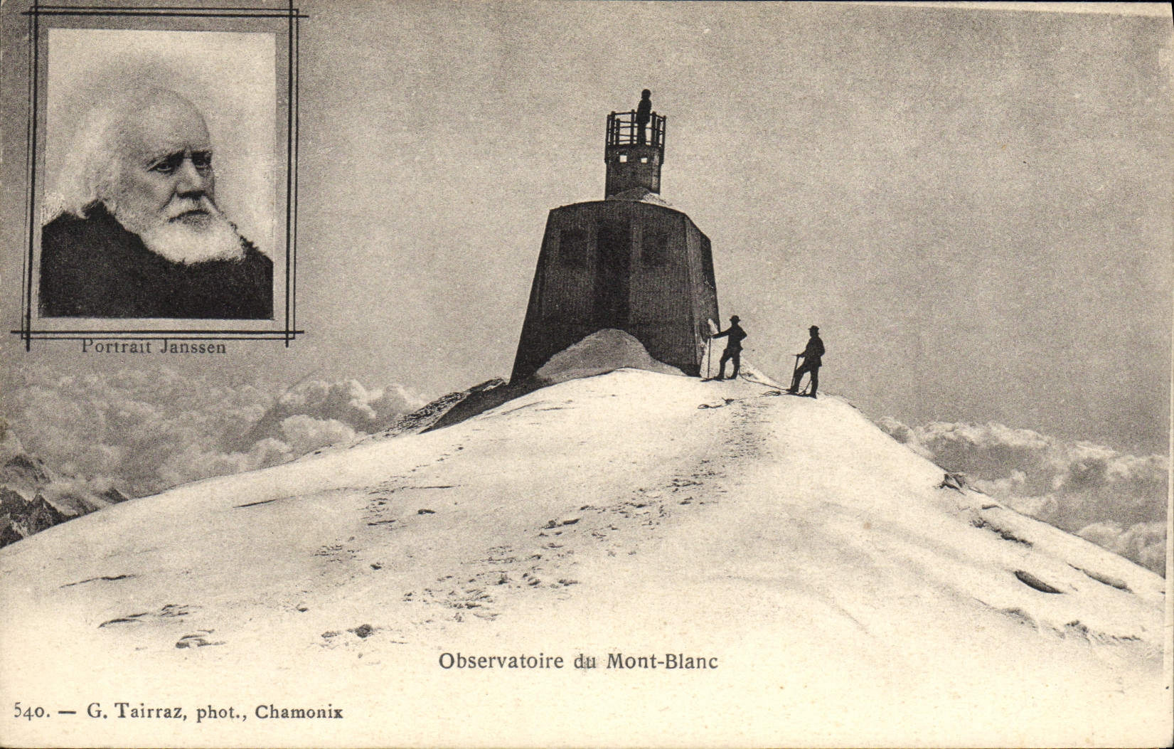 CPA Astronomie Observatoire du Mont Blanc Janssen