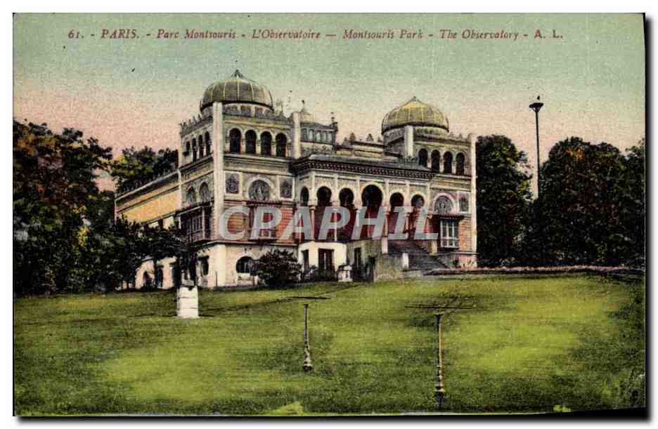 CPA Astronomie Paris Parc Montsouris Observatoire