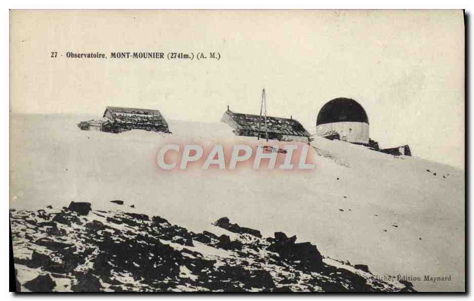 CPA Astronomie Observatoire Mont-Mounier