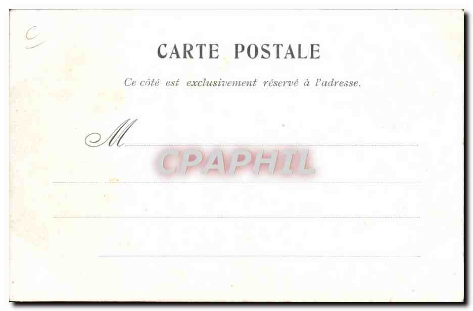 CPA Politique Satirique Edouard Drumont Moloch La libre parole — Verso