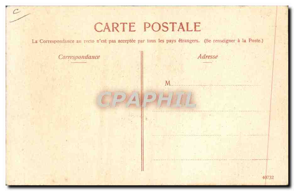 CPA Politique Satirique Cadenat Ecolier (dessin a la main) — Rückseite