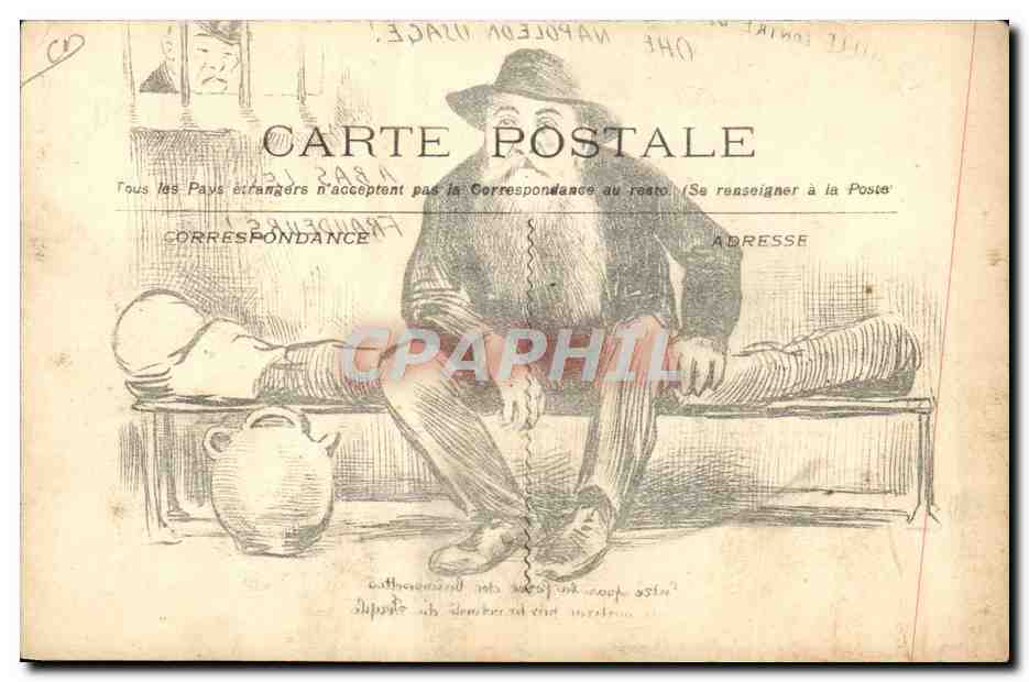 CPA Politique Satirique Napoleon — Reverso