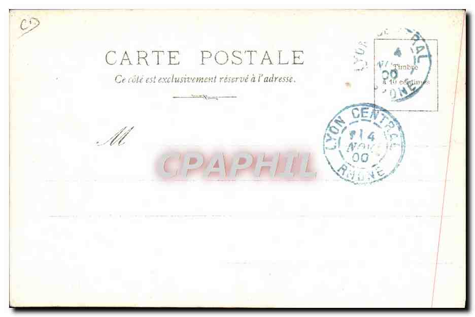 CPA Politique Satirique Portrait par Henry Cond Amin  — Rückseite