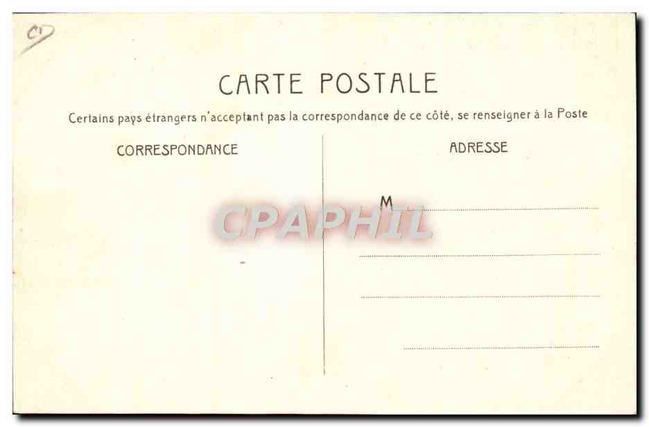 CPA Politique Satirique Conference de la Paix a la Haye 1907  — Rückseite