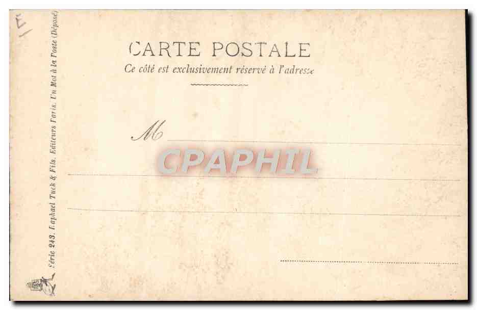 La Grande Thérèse — Les millions existent quand même! — P. K. (P. K. / P. K. 7) — Série 248, Éd. Tuck & Fils — Achterkant