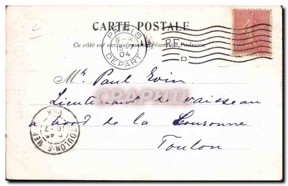 Caricature de Bonaldant — Paris, 1904 — H. Reynond, 50 — Reverso