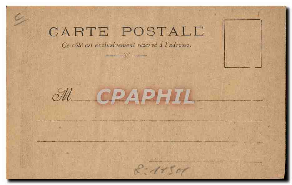 CPA Politique Satirique Henri Rochefort Fiel de Boeuf  — Rückseite