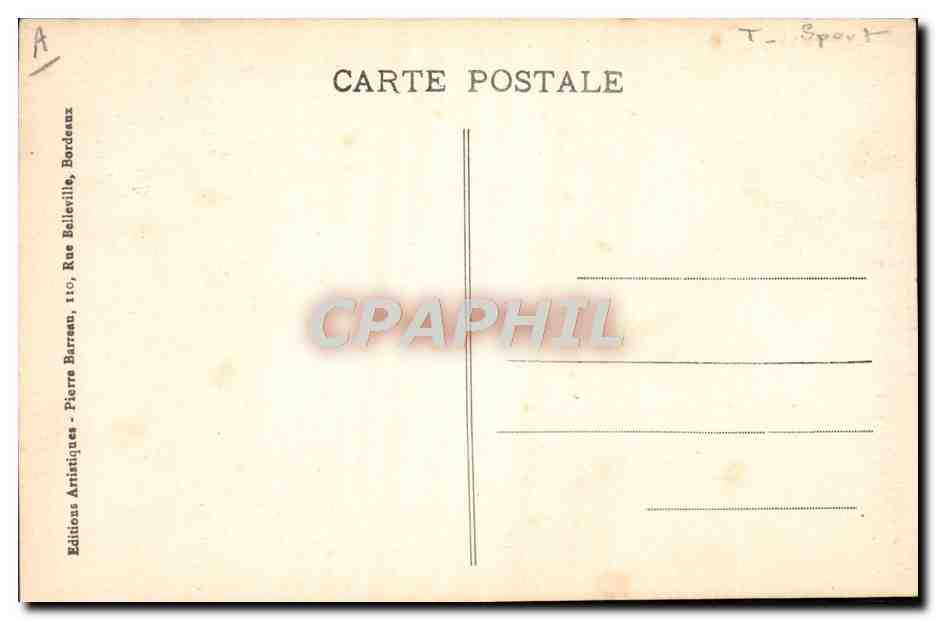 Gambo (Basses-Pyrénées) — Vue prise durant une partie de pelote avec Chiquito — Éditions Artistiques Pierre Barreau, Bordeaux — Reverso