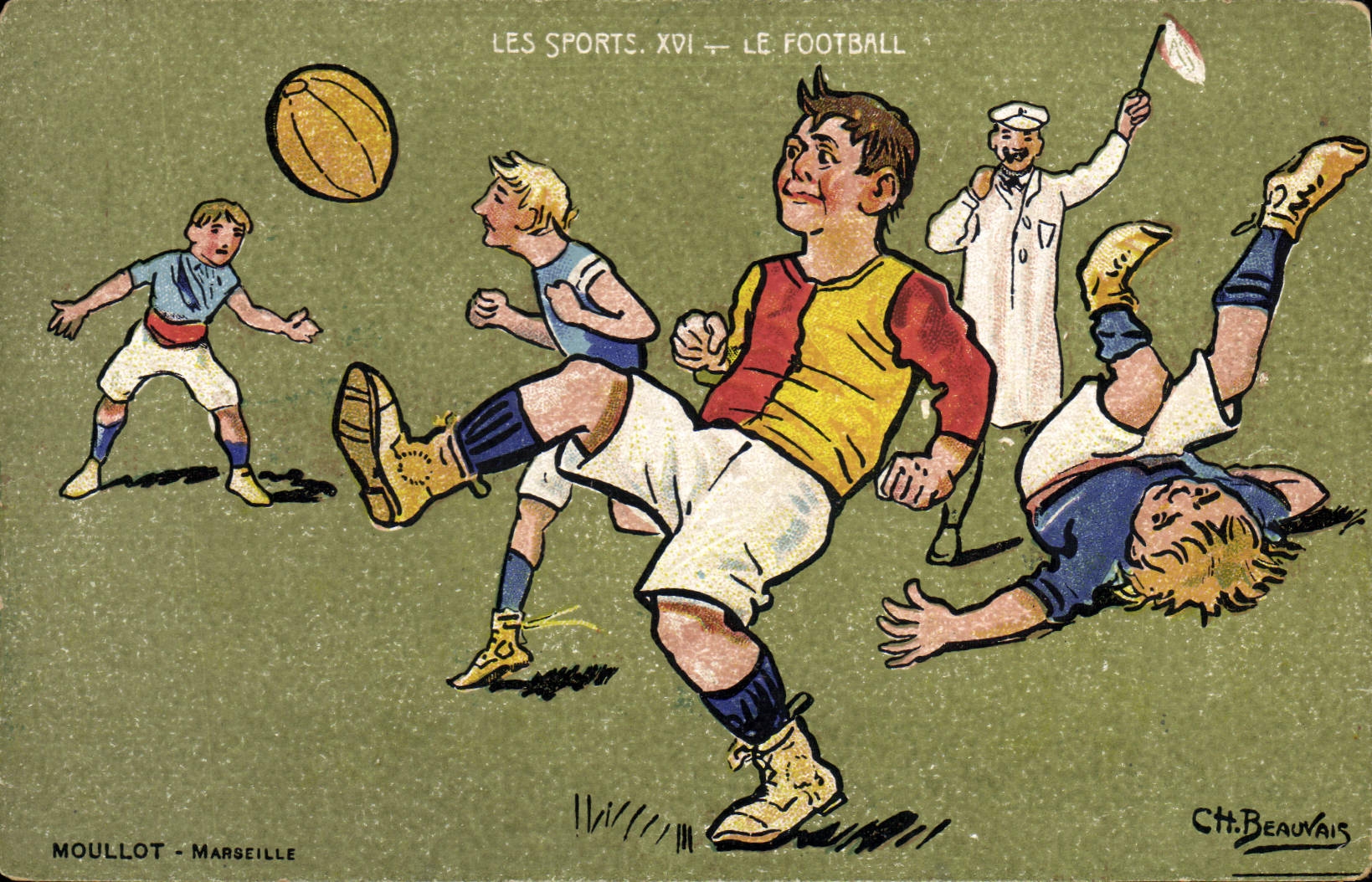 Les Sports. XVI — Le Football — Moul lot - Marseille