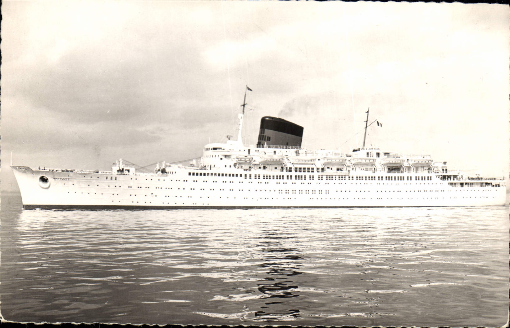 CPM Bateau Paquebot French Line Antilles 