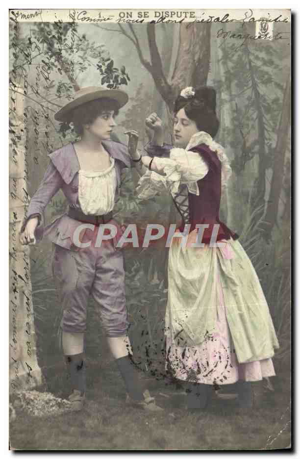 CPA Fantaisie Femme 