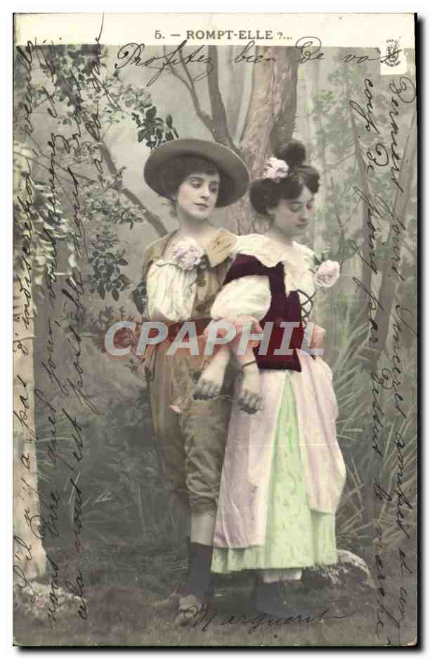 CPA Fantaisie Femme 
