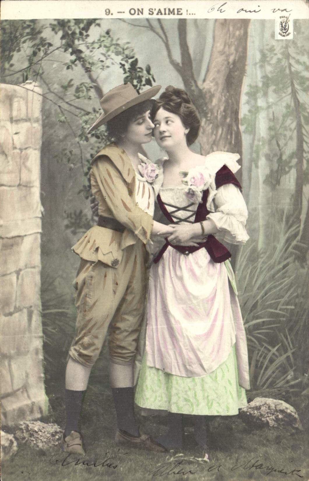 CPA Fantaisie Femme 