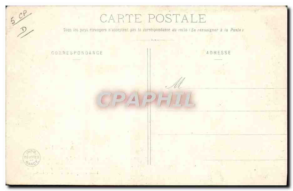 Giovane donna in costume d'Amour-Dieu — Edizione Bergaret — n° 5 CP — Verso