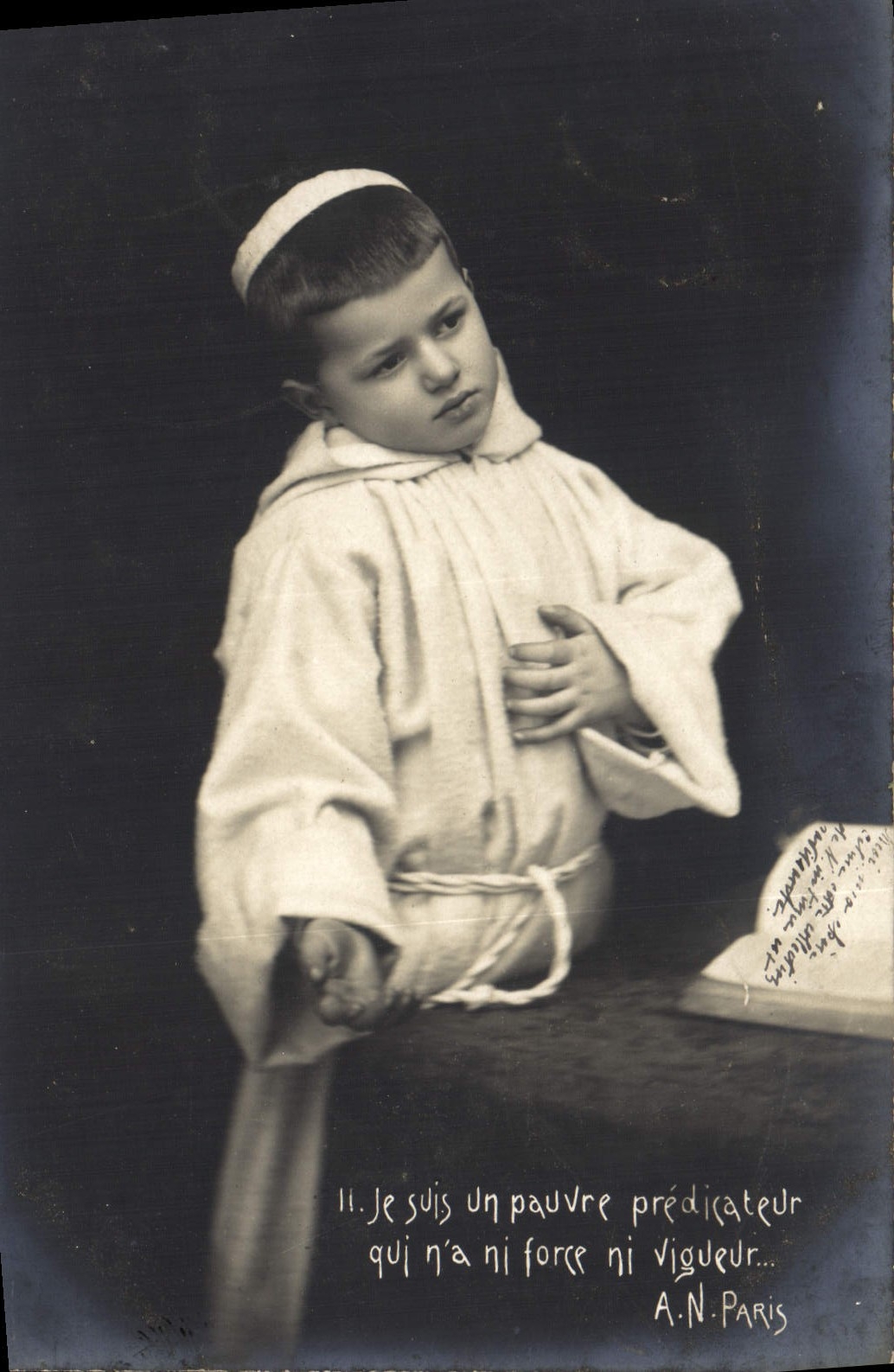 CPA Fantaisie Enfant Moine