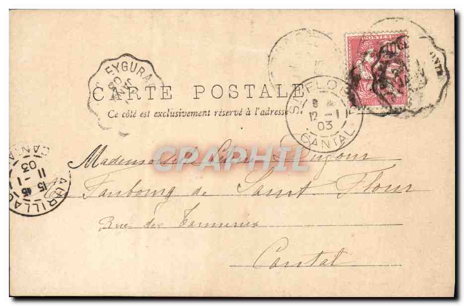 CPA Fantaisie Enfant Moine — Rückseite