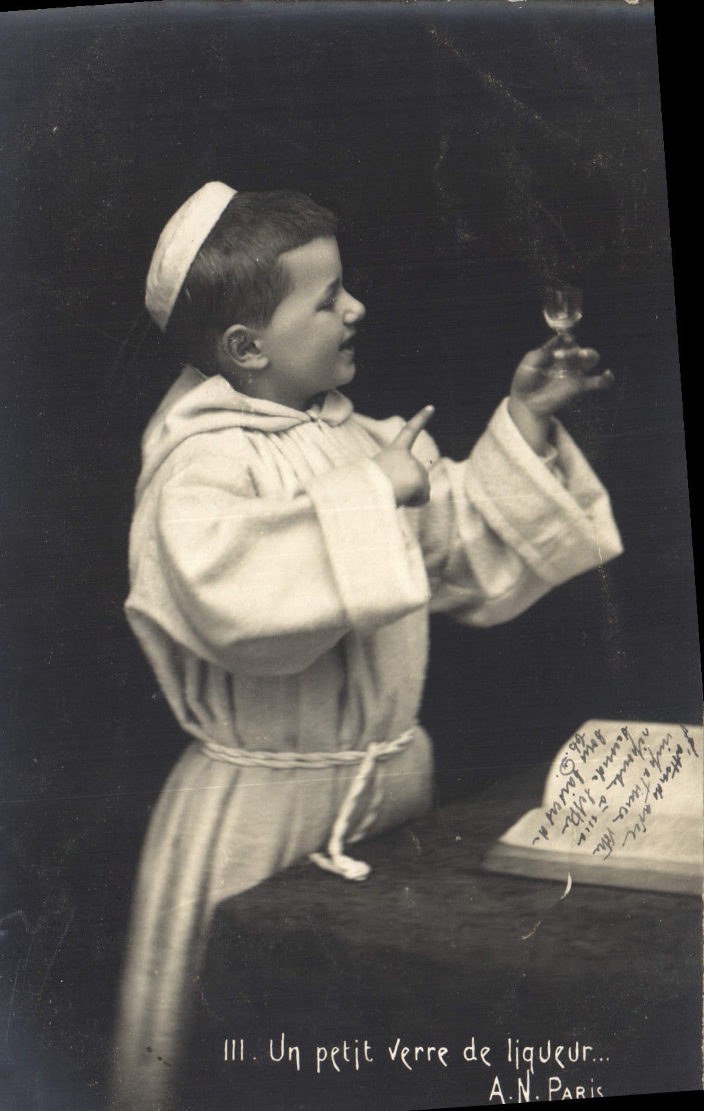 CPA Fantaisie Enfant Moine