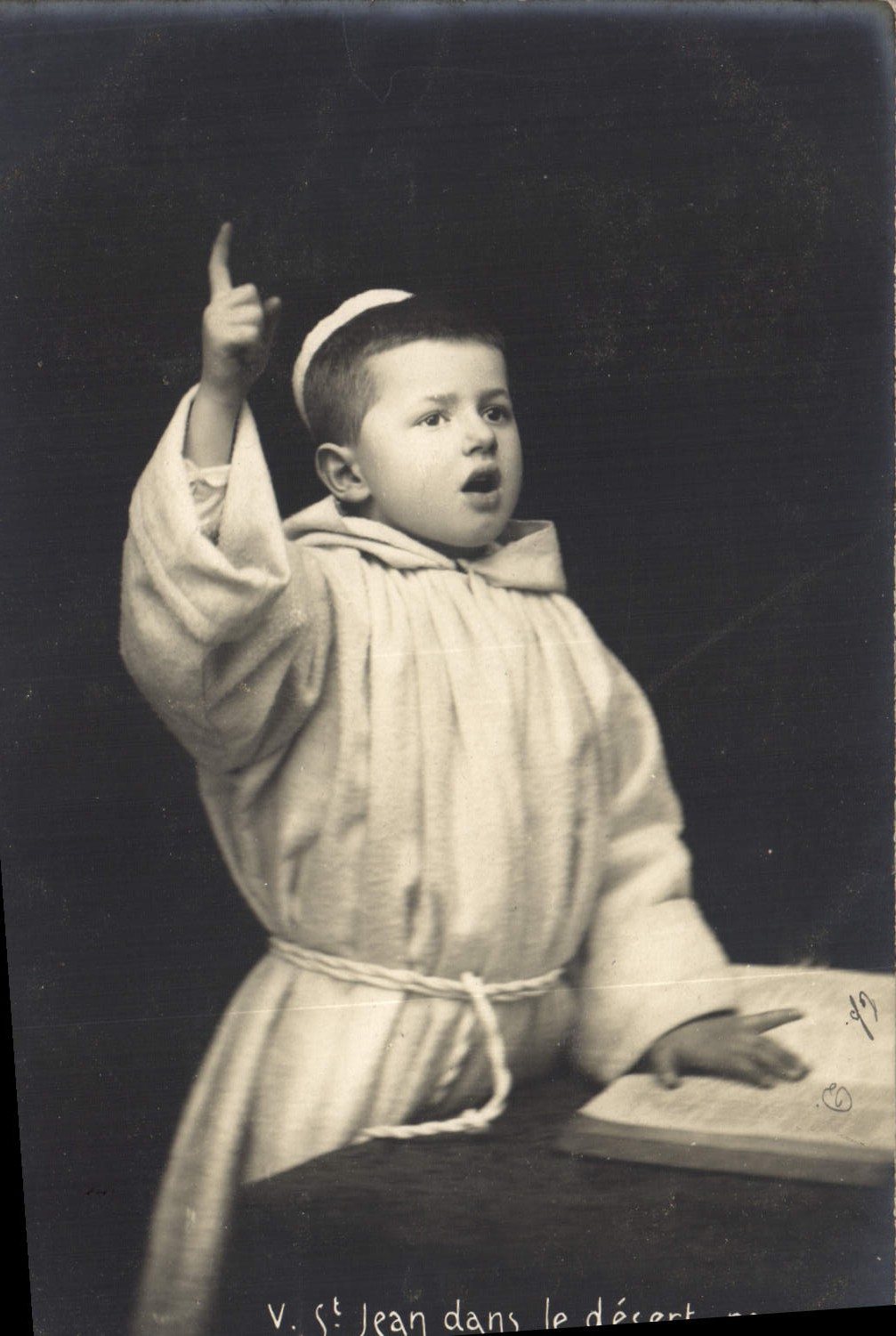 CPA Fantaisie Enfant Moine