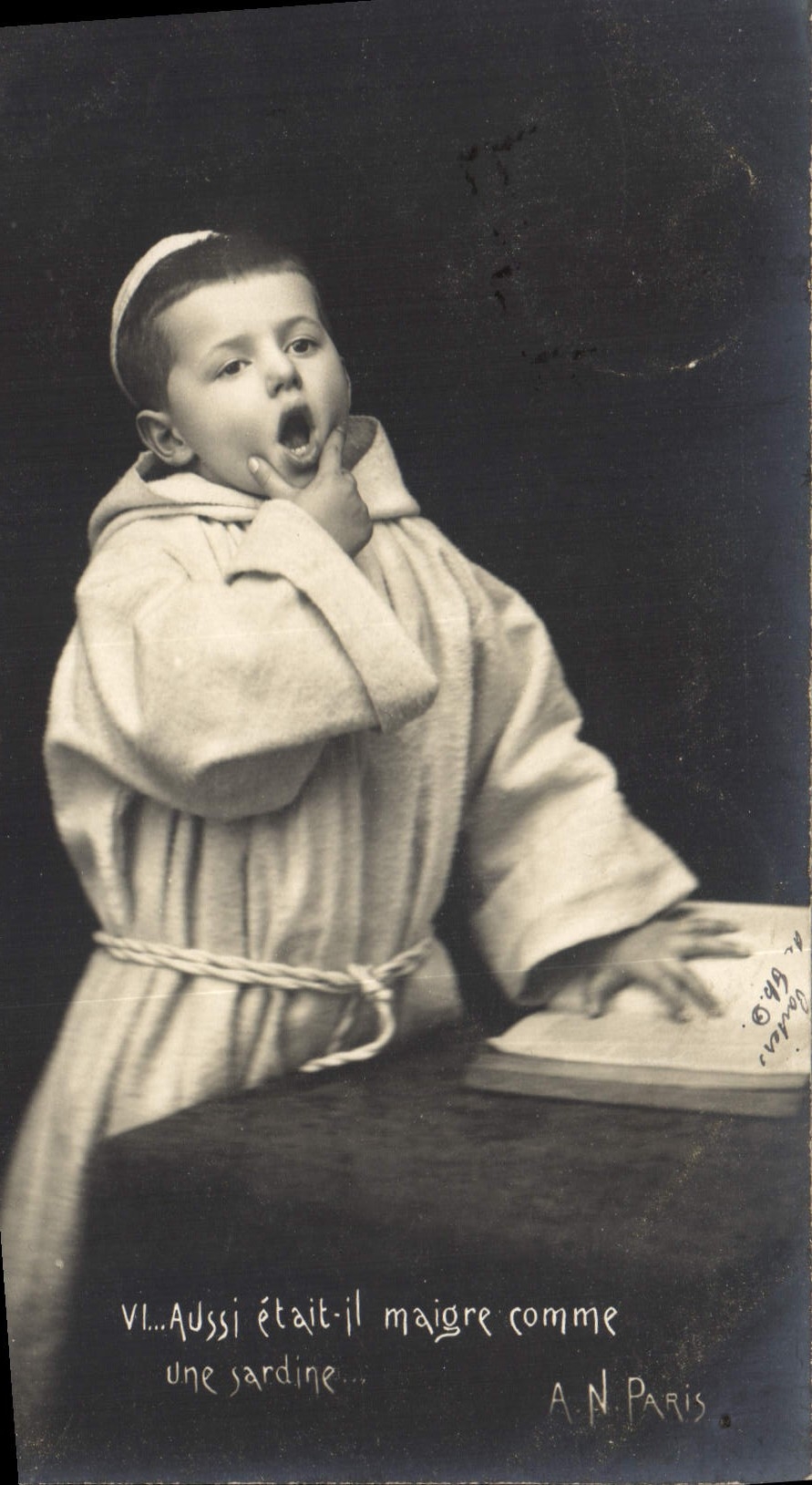 CPA Fantaisie Enfant Moine