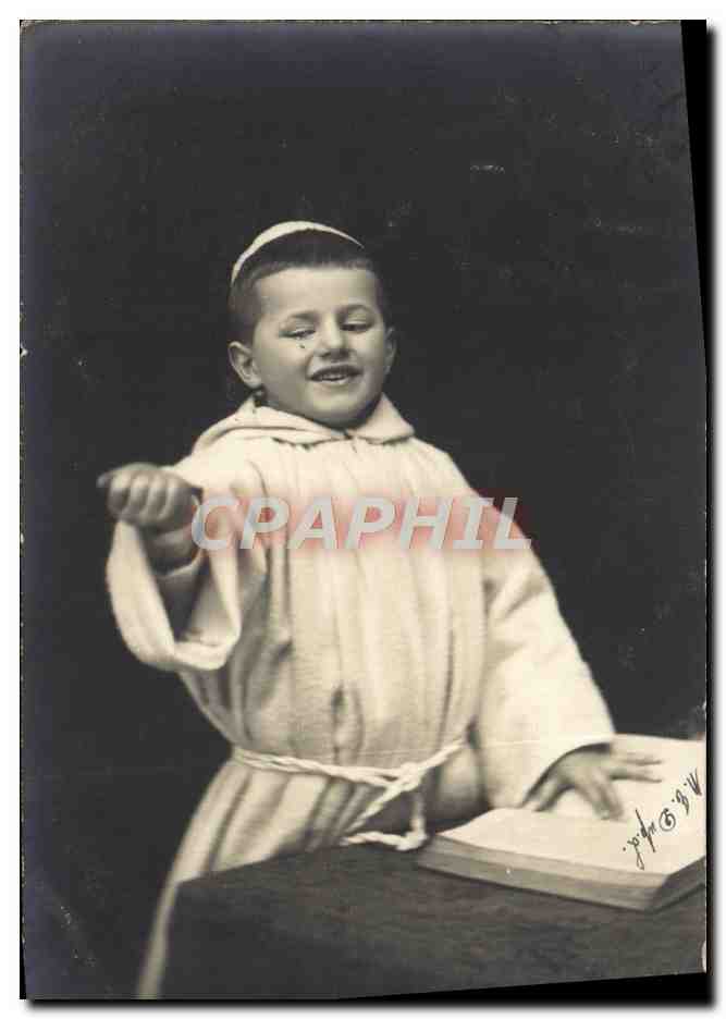CPA Fantaisie Enfant Moine