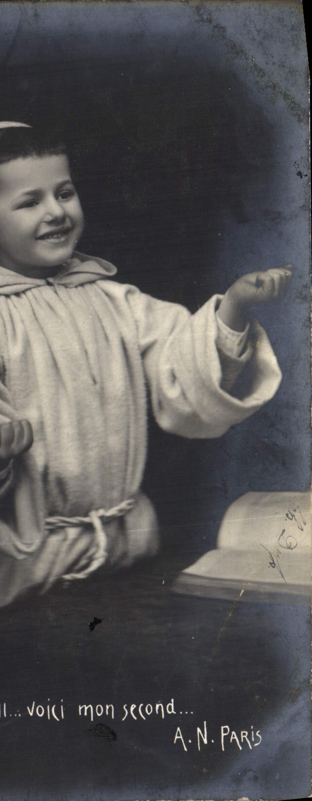 CPA Fantaisie Enfant Moine