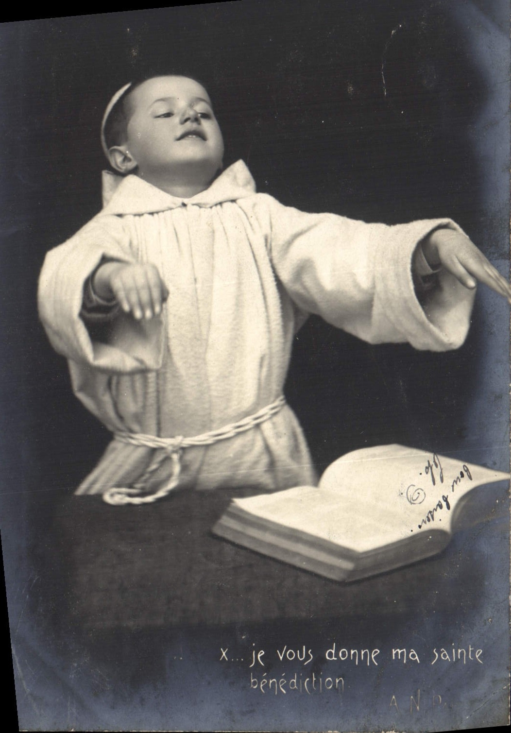 CPA Fantaisie Enfant Moine