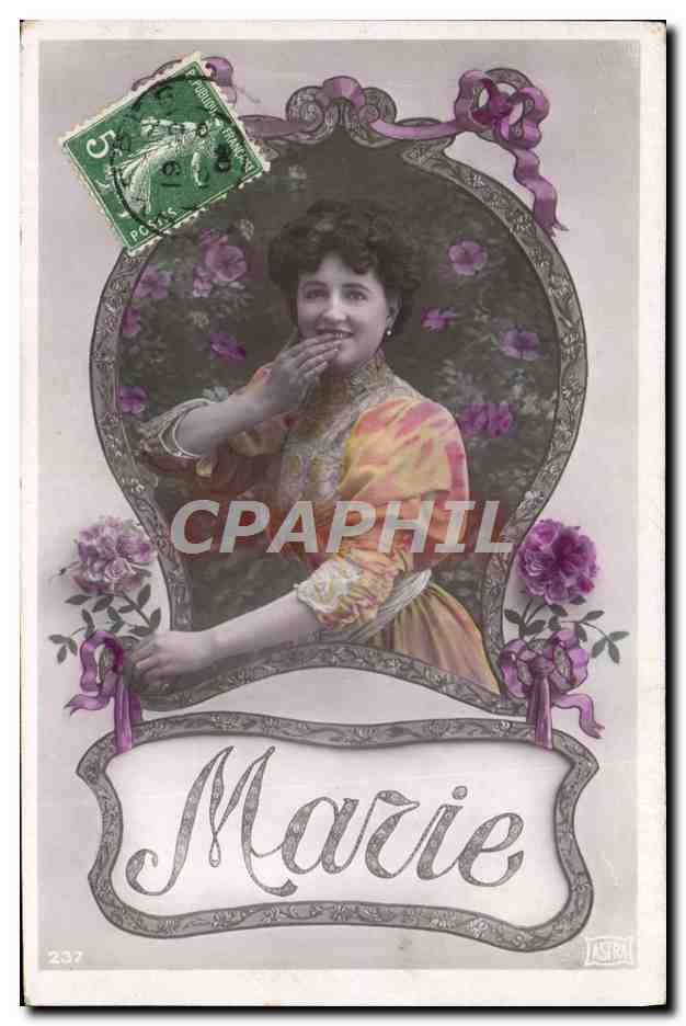 CPA Fantaisie Prenom Marie