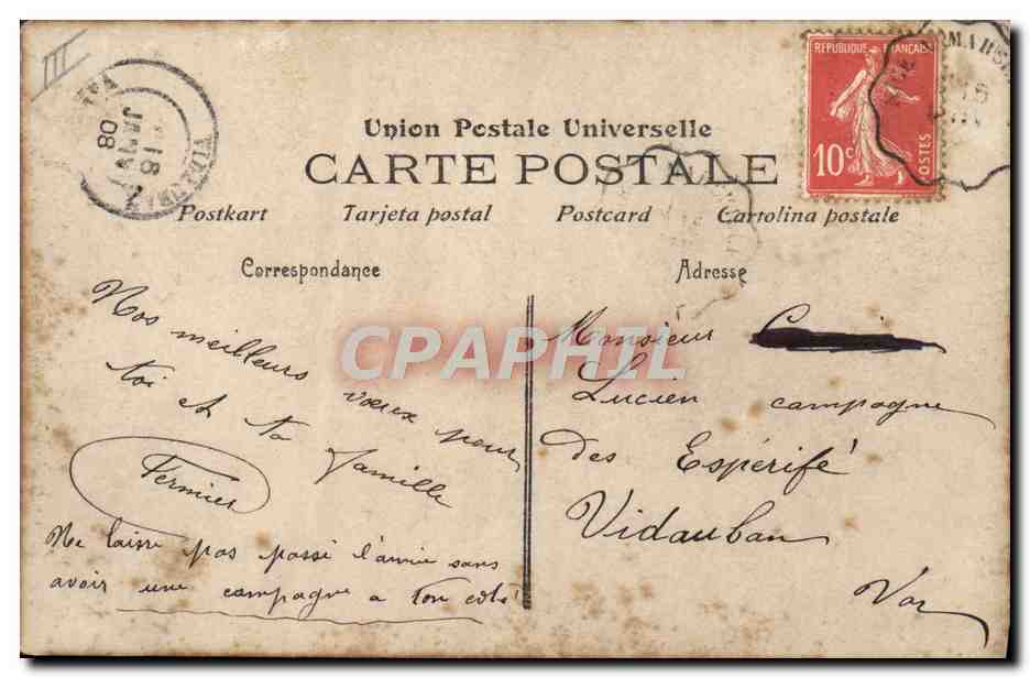 CPA Fantaisie Prenom Marie Enfant  — Rückseite