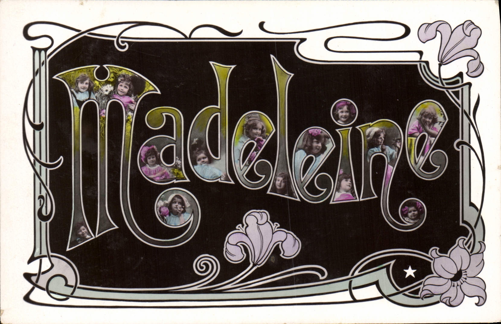 CPA Fantaisie Prenom Madeleine