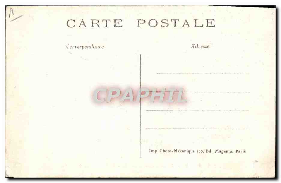 Paris - Jardin des Plantes - L'Éléphant femelle — Imp. Photo-Mécanique, n°214 — Rückseite