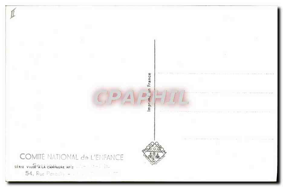 CPA Fantaisie Illustrateur Rob Vel Enfants Vache — Verso