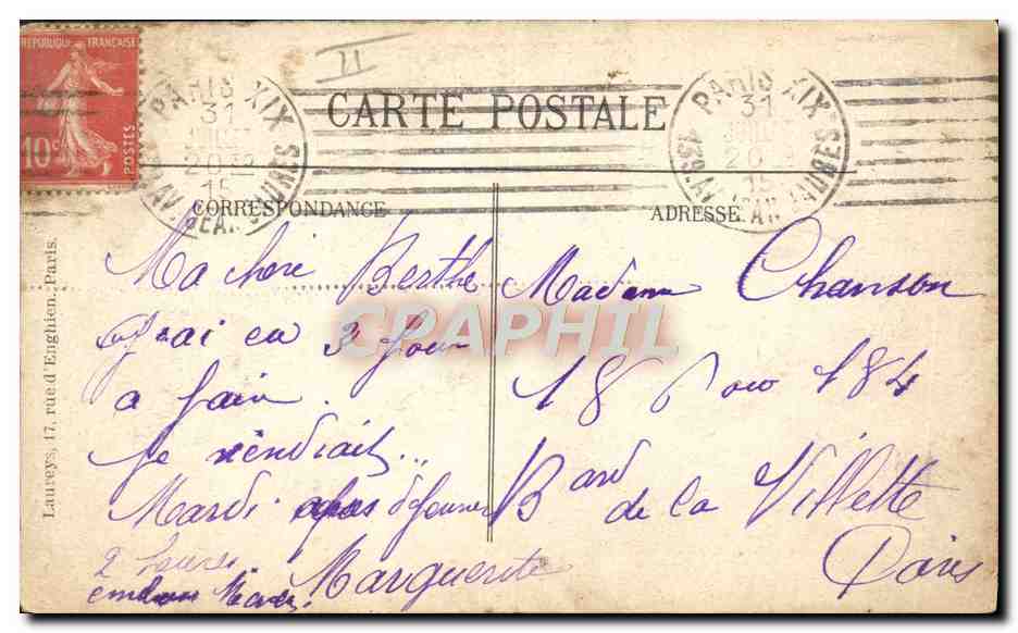 CPA Militaria Convoi de prisonniers allemands  — Rückseite