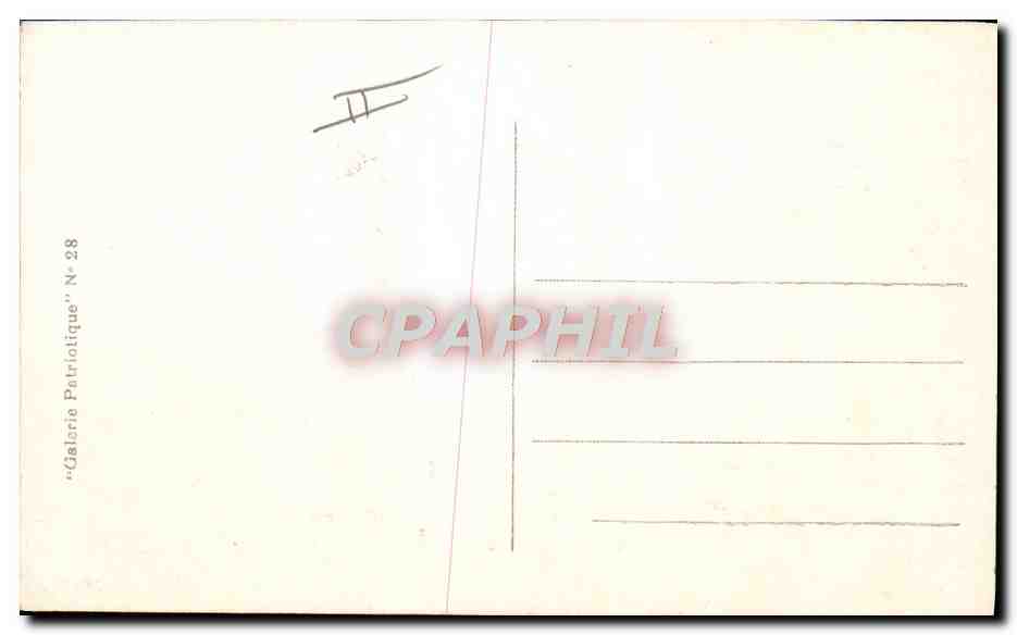CPA Militaria Les Prisonniers  — Rückseite