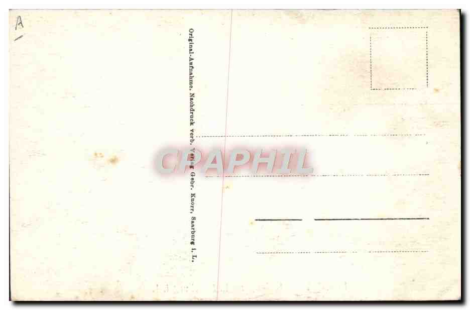 Französische Gefangene in Saarburg i. L. — Prisonniers français à Saarburg i. L. — Original-Archivfoto, Nolddruck Verlag, Saarburg i. L. — Reverso