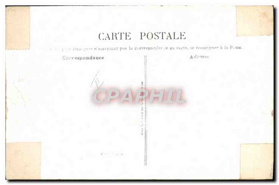 CPA Militaria Syndicat National des Sous agents des PTT Prisonniers de guerre — Rückseite