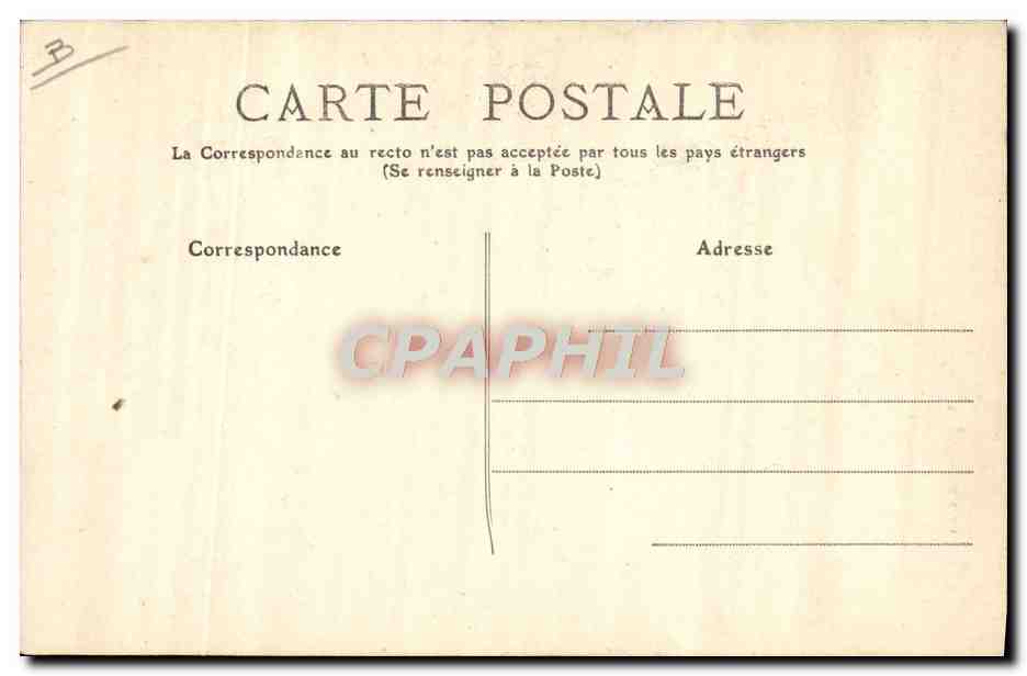 CPA Folklore Le coup de Boutet  — Verso
