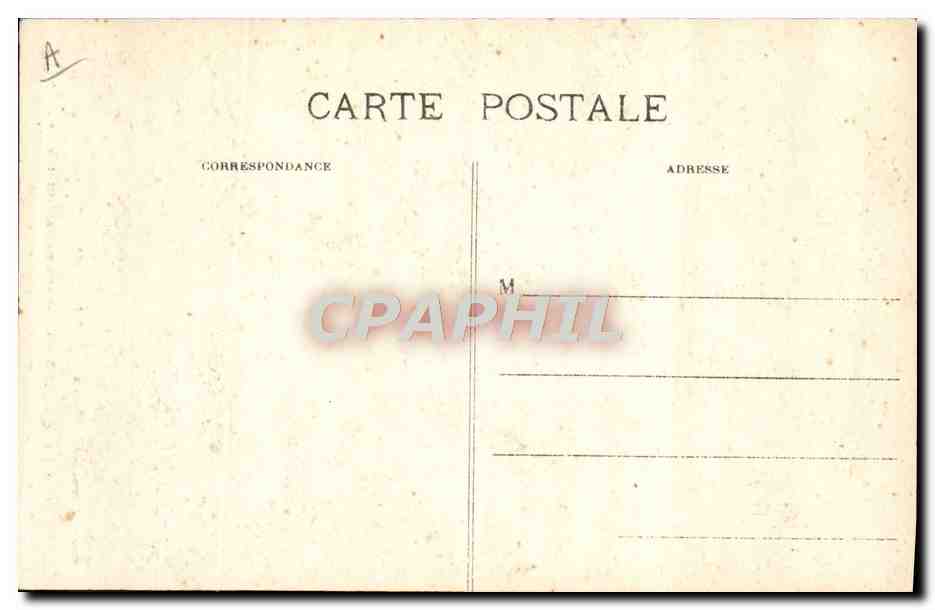 CPA Folklore Pyrenees Vieille femme reprisant le linge  — Verso