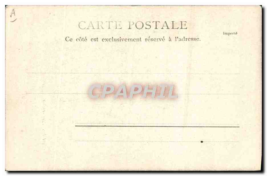 CPA Folklore Pyrenees Types ossalois  — Verso