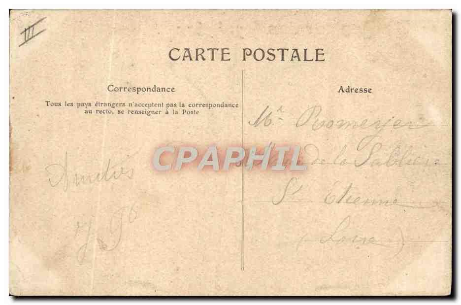 CPA Folklore Pyrenees  — Verso