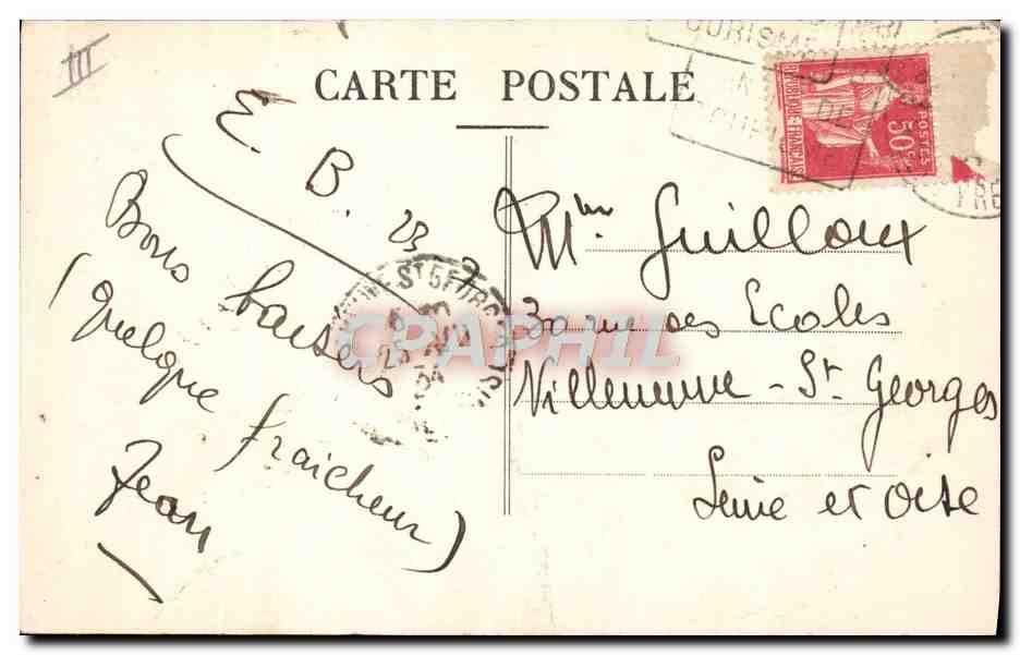 CPA Folklore Eaux Bonnes Danseurs Ossalois  — Verso