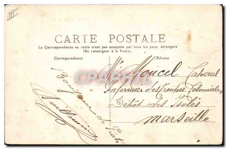 CPA Folklore Types Catalans  — Verso