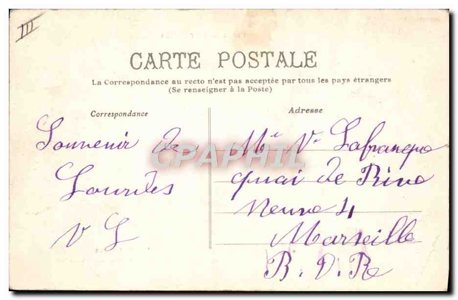 CPA Folklore Pyrenees Les bavardes  — Verso