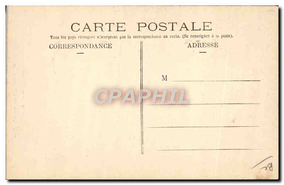 CPA Folklore Pyrenees Depart pour les champs Boeufs Attelage  — Rückseite