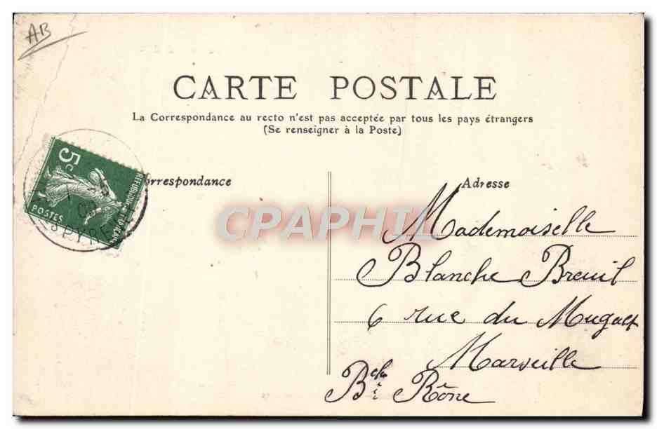 CPA Folklore Pyrenees Propos interessants  — Verso