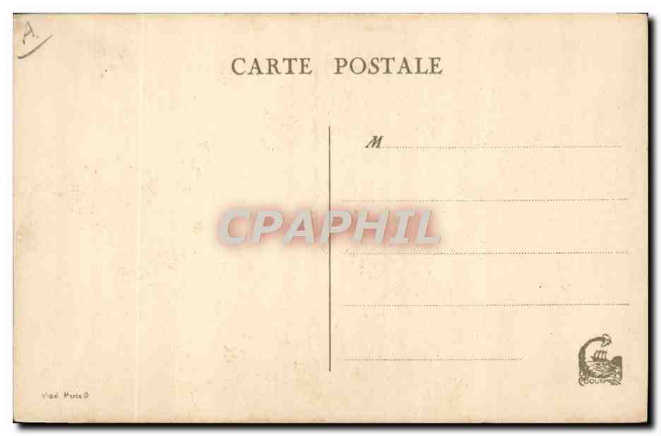 CPM Cinema Creste et Mathe dans le role de Judex et Roger de Tremeuse  — Back