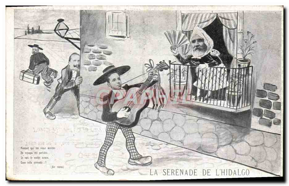 La Serenade de l'Hidalgo — scène humoristique — B.C.I. Paris