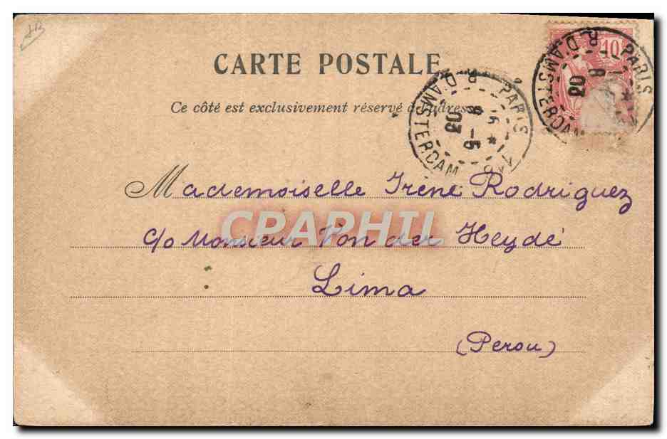 Scène caricaturale — France et Royaume-Uni — éditeur P. Rivayat, n° de série non visible — Rückseite